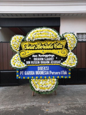 Papan Bunga Duka di Pujon